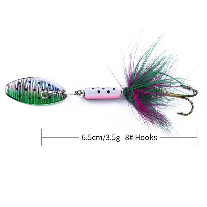 Metal VIB Lures 1PCS 3.5g Feat - огляд і ціна Fishing Hook Offset